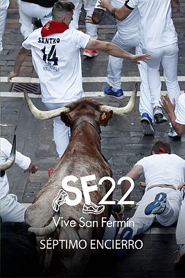 San Ferm�n 2022: S�ptimo encierro con Victoriano del R�o