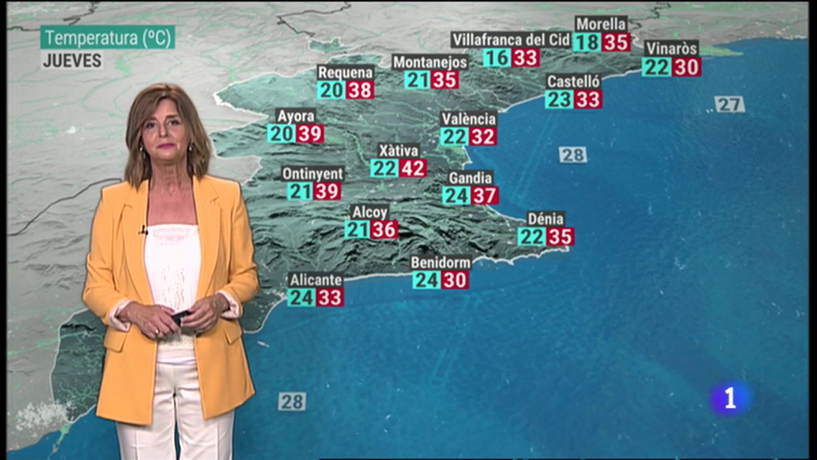 El Tiempo en la Comunitat Valenciana - 13/07/22