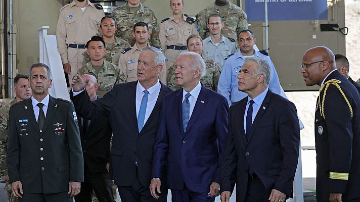 Biden visita Israel en su gira por Oriente Próximo