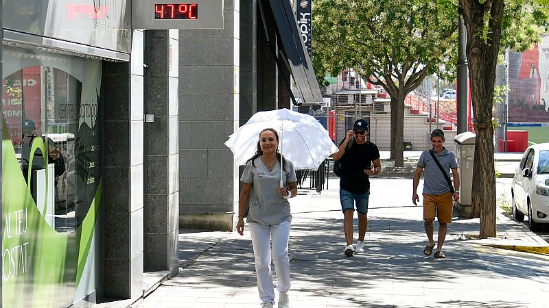 Temperaturas muy altas en gran parte de la península y Mallorca