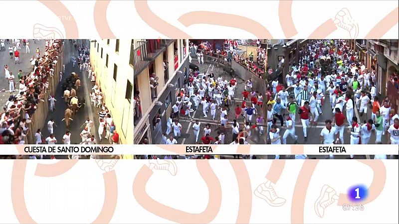 Momentos ms destacados de los Sanfermines 2022