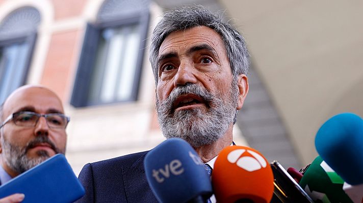 Informativo 24h - Lesmes insta de nuevo a renovar y "mejorar" el CGPJ: "Me sorprende la incapacidad de los políticos para sentarse a hablar"