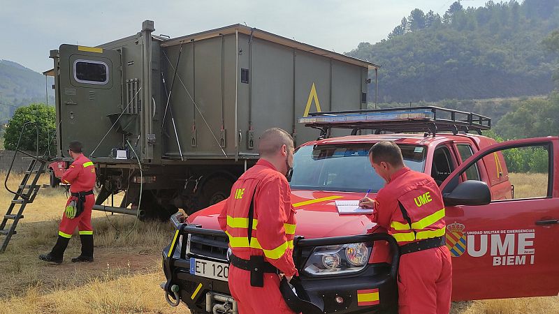 El incendio en Las Hurdes mantiene una evolucin "incierta" tras quemar 3.000 hectreas