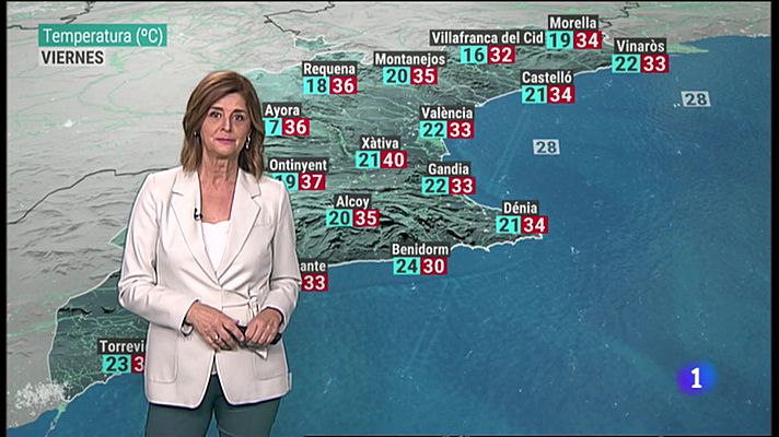 El Tiempo en la Comunitat Valenciana - 14/07/22