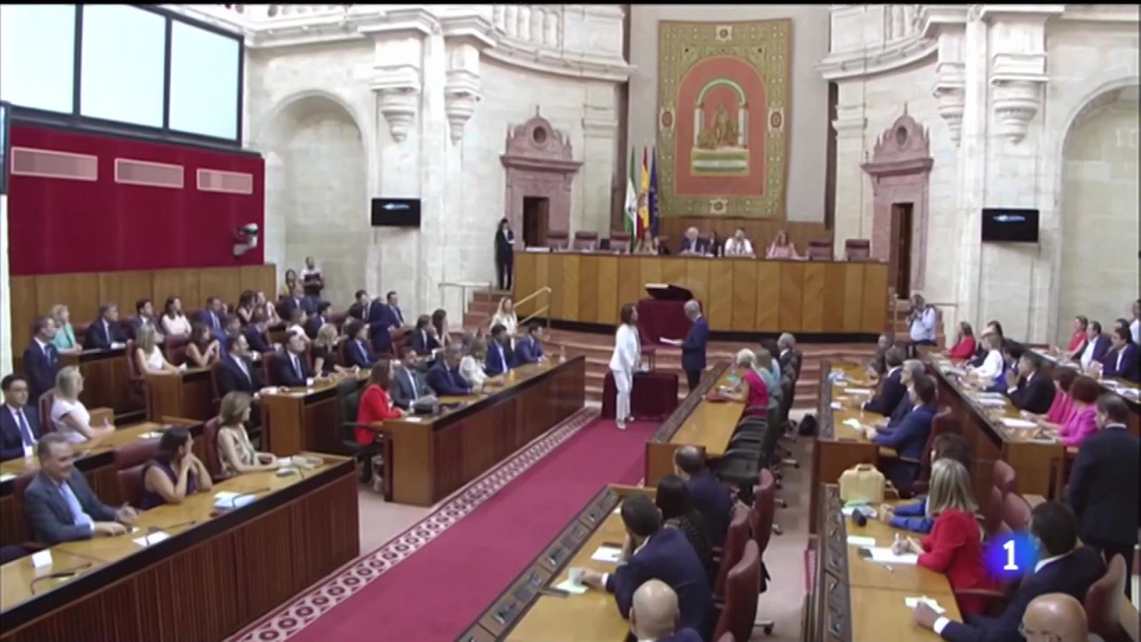 Sesión constitutiva en el Parlamento