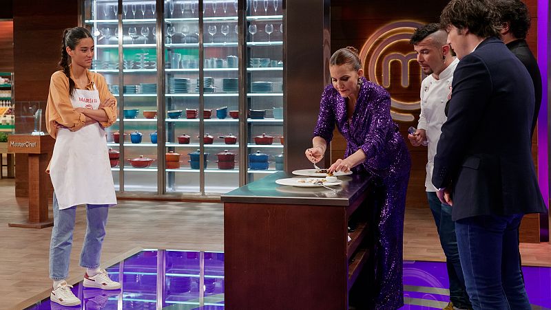 María Lo logra replicar platillo de Carlos Maldonado, pero no está conforme