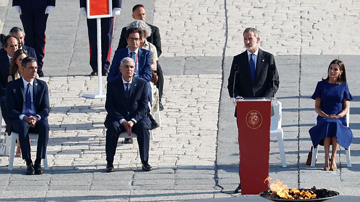 El rey pide "no olvidar las lecciones" de la pandemia