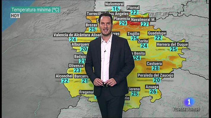 El Tiempo en Extremadura - 15/07/2022