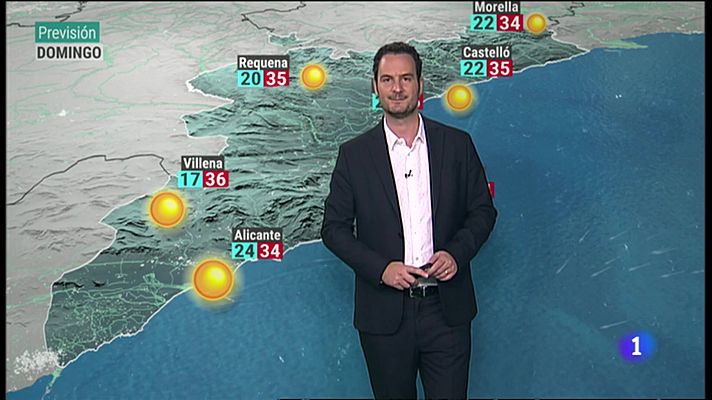 El Tiempo en la Comunitat Valenciana 15/07/2022