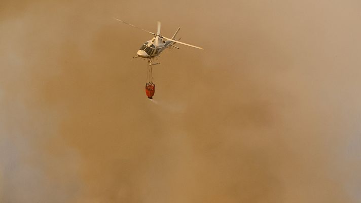 El fuego arrasa miles hectáreas en Cáceres 