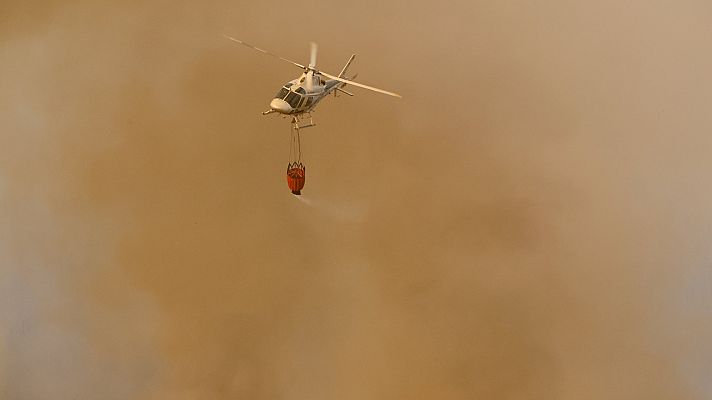 El fuego arrasa miles hectáreas en Cáceres