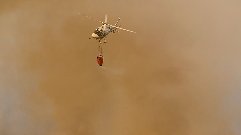 El fuego arrasa miles hectáreas en Cáceres y llega al Parque Nacional de Monfragüe 