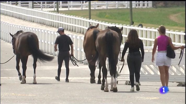 Telexornal - Galicia - Concurso hípico Casas Novas