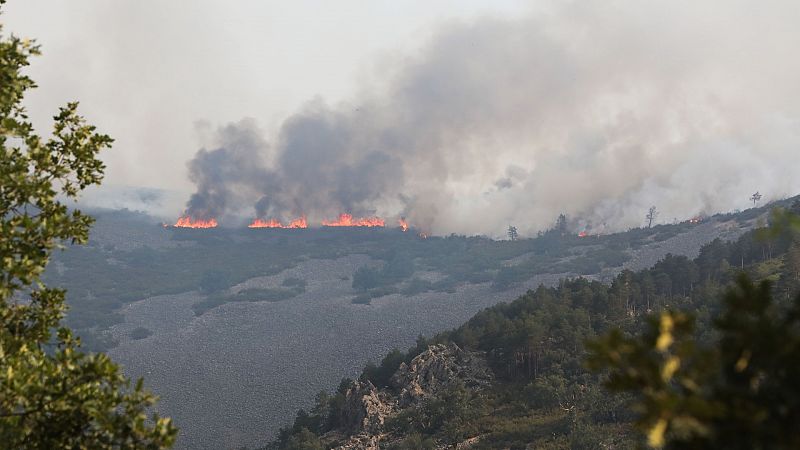 Decenas de incendios activos en distintas provincias espa�olas
