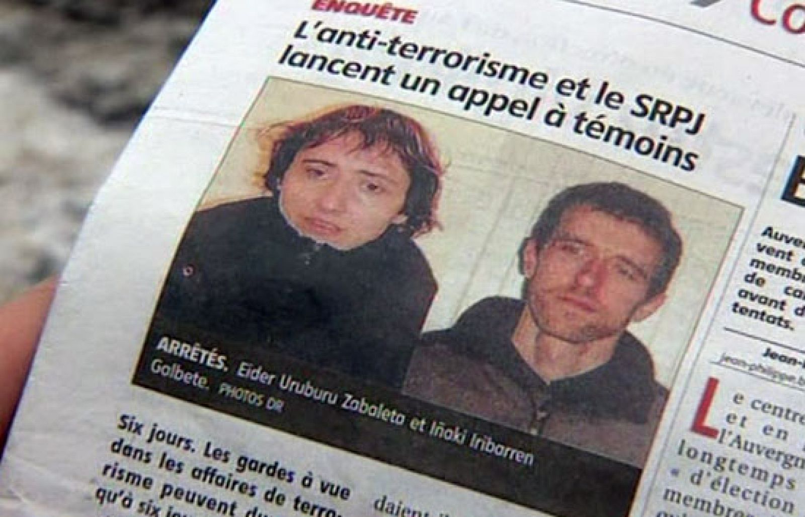 En Francia sigue la investigación del zulo al que fueron a retirar dinero Iñaki Iribarren y Eider Uruburu | Ver