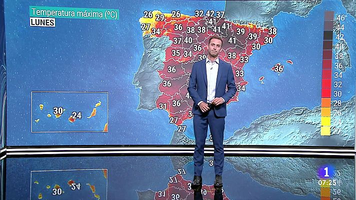 El tiempo - Continúan las altas temperaturas