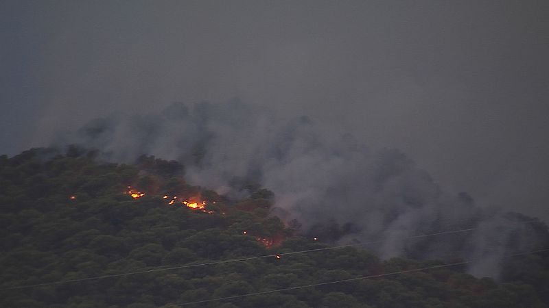 Estabilizado el incendio de Mijas - Ver ahora