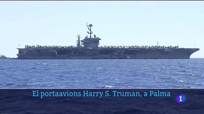 Informatiu Balear - El portaavions Harry Truman a Palma.