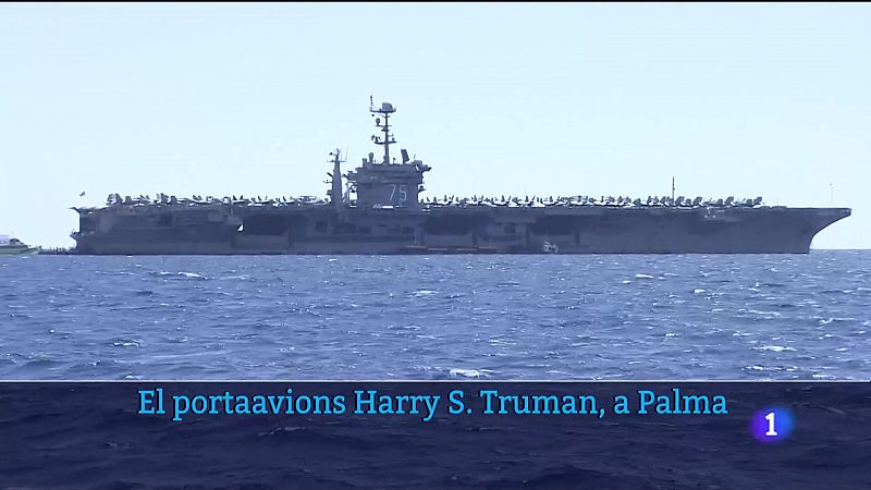 El portaavions Harry Truman a Palma. - 18/07/2022 - Veure ara