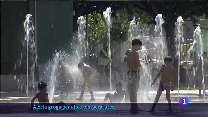 Alerta groga per altes temperatures