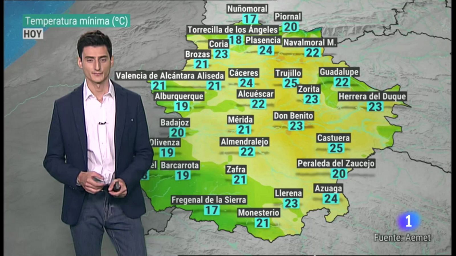 El tiempo en Extremadura - 18/07/2022 - RTVE.es