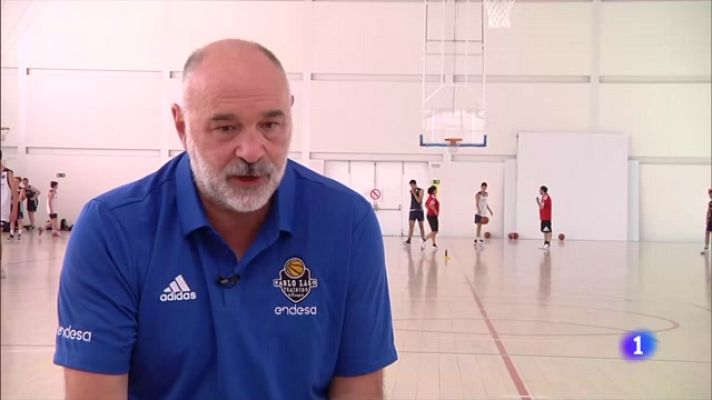 Telediario 1 - Pablo Laso: "Me fío más de mis informes médicos que de los que no me han visto"