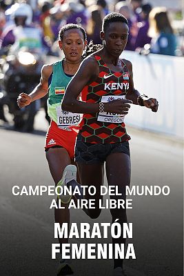 Camp. del Mundo al aire libre. Libre maratón femenina