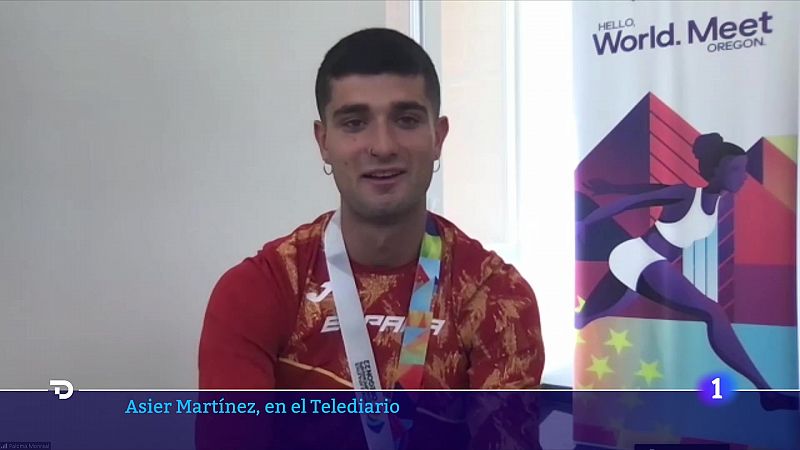 Asier Martínez cuenta a RTVE sus próximos objetivos: "Asentarme en la élite y que en el futuro los rivales me tengan miedo" -- Ver ahora