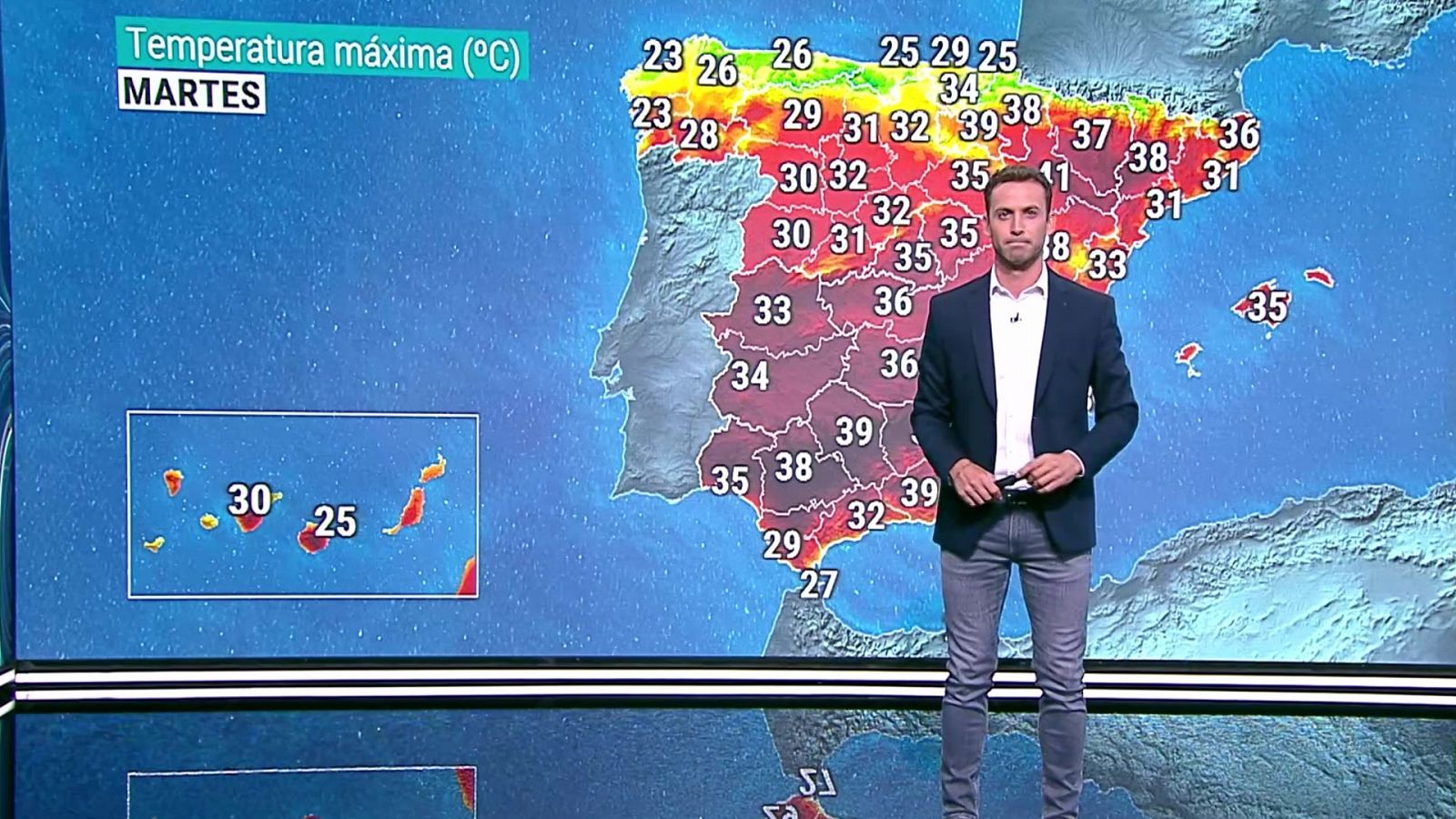 El tiempo: El tiempo - Se mantienen las temperaturas altas  | RTVE Play