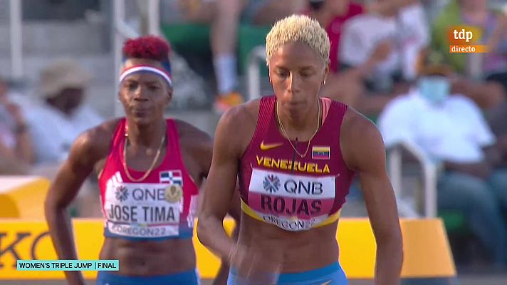 Atletismo - Yulimar Rojas, campeona del mundo de triple salto