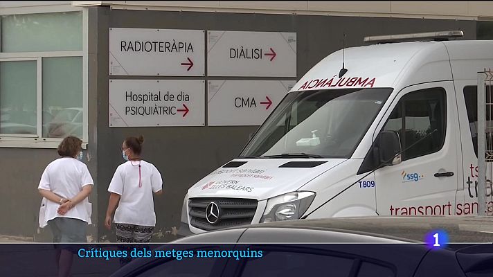 Informatiu Balear - Crítiques dels metges menorquins