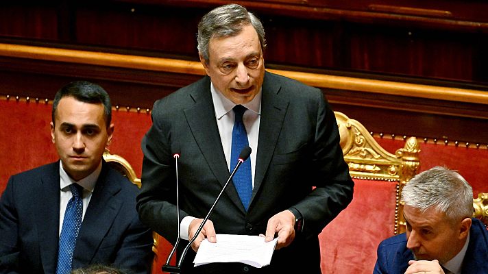 Italia: Draghi, dispuesto a continuar como primer ministro si los partidos \"reconstruyen\" la coalición . Ver ahora