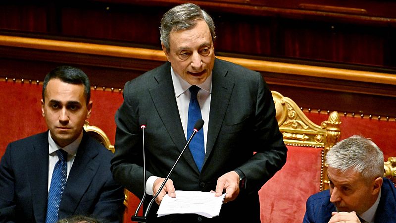 Italia: Draghi, dispuesto a continuar como primer ministro si los partidos "reconstruyen" la coalición . Ver ahora