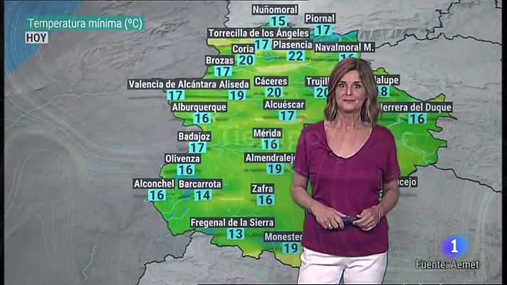 El tiempo en Extremadura - 20/07/2022