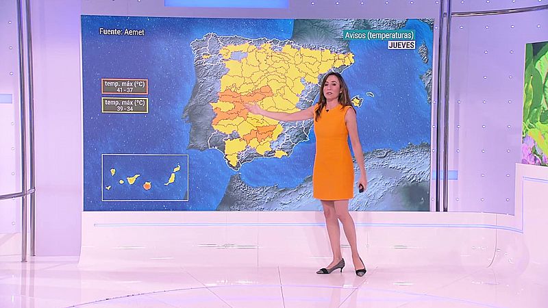 Temperaturas altas en la mitad sur y en el noreste peninsular, Baleares y Canarias - ver ahora