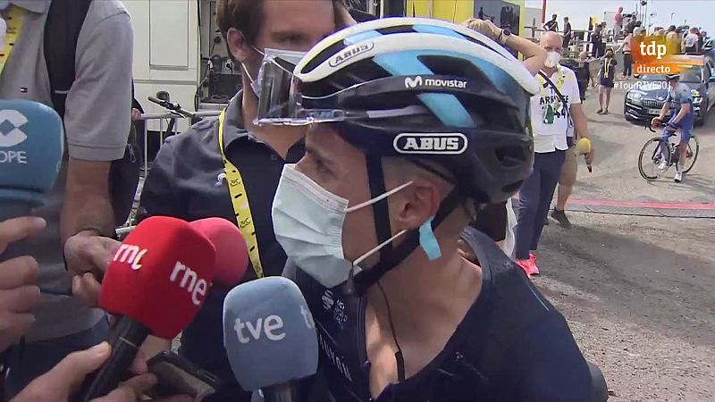 Tour de Francia 2022 | Enric Mas: "Lo siento mucho por la afición española, espero aprender para el futuro" - ver ahora