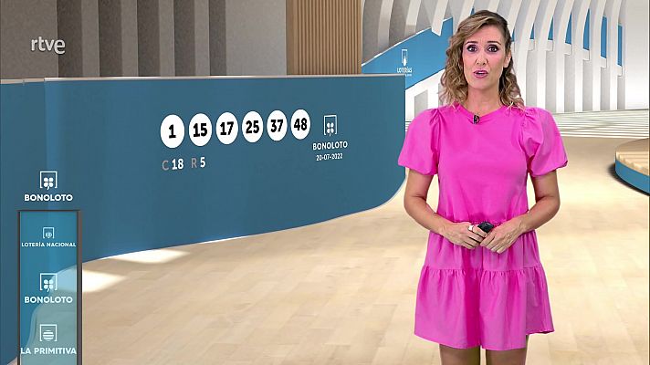 Loterías - Sorteo de la Bonoloto del 20/07/2022