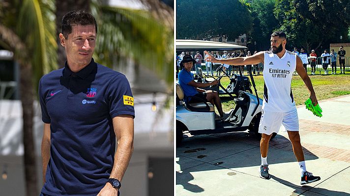 Telediario 1 - Barça y Madrid preparan el Clásico de Las Vegas