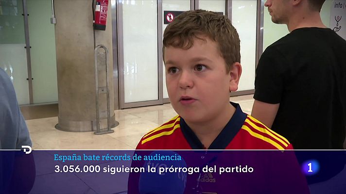 Telediario 2 - Crece la afición por la selección fememina tras la Eurocopa