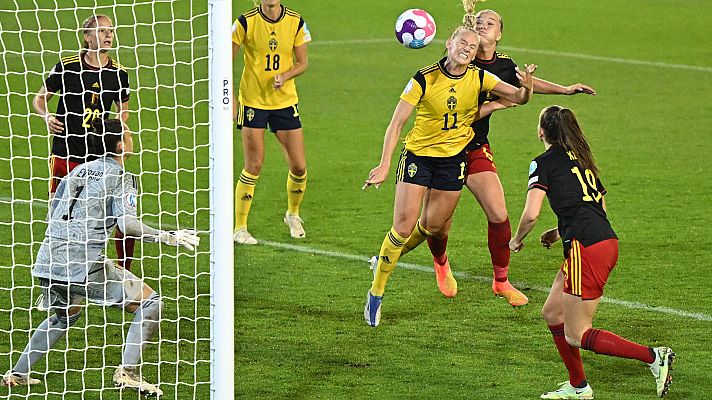 Eurocopa femenina 2022 | Resumen del Suecia 1-0 Bélgica
