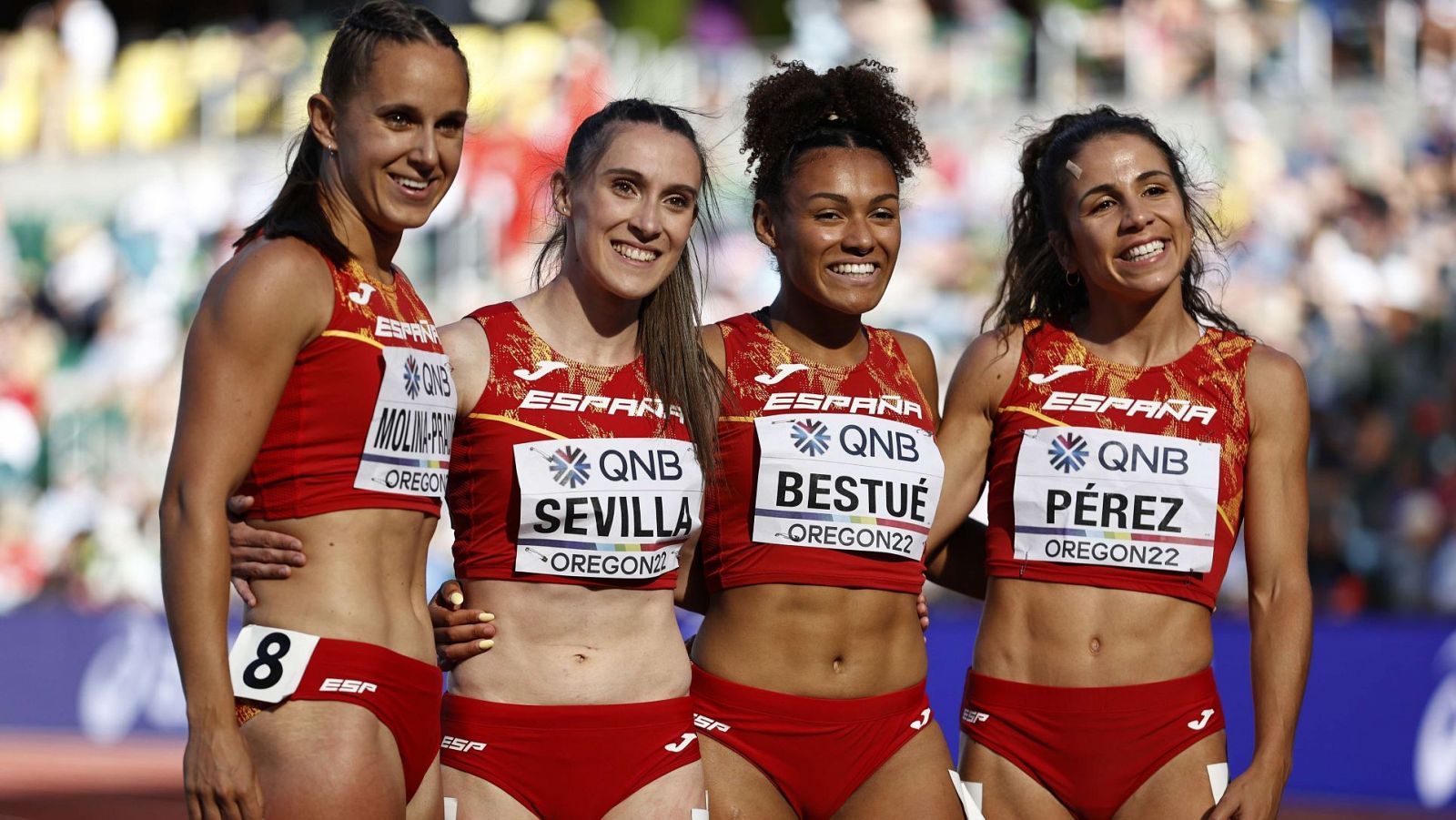 Atletismo | España, finalista y récord de 4x100 femenino