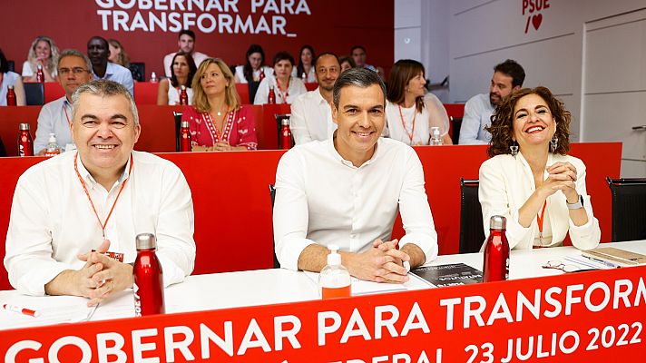 Sánchez insta al PSOE a meter "una marcha más"