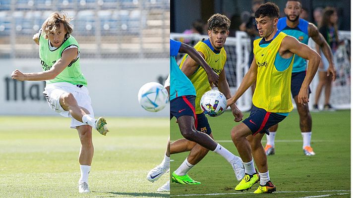 Madrid - Barça, un Clásico para disfrutar de Modric y Pedri