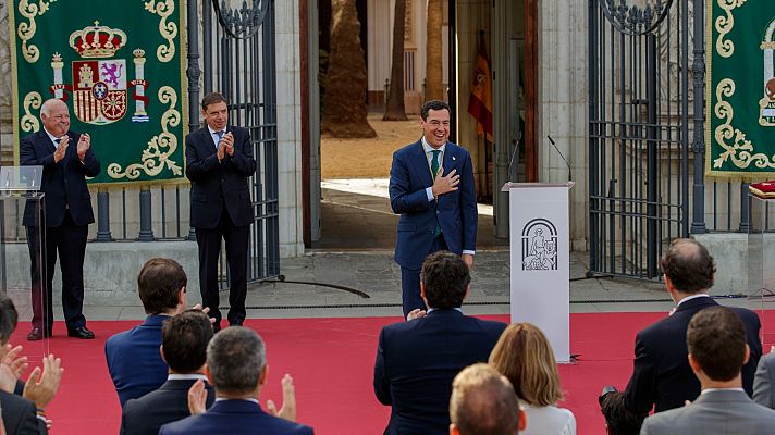 Juan Manuel Moreno jura como presidente de Andalucía