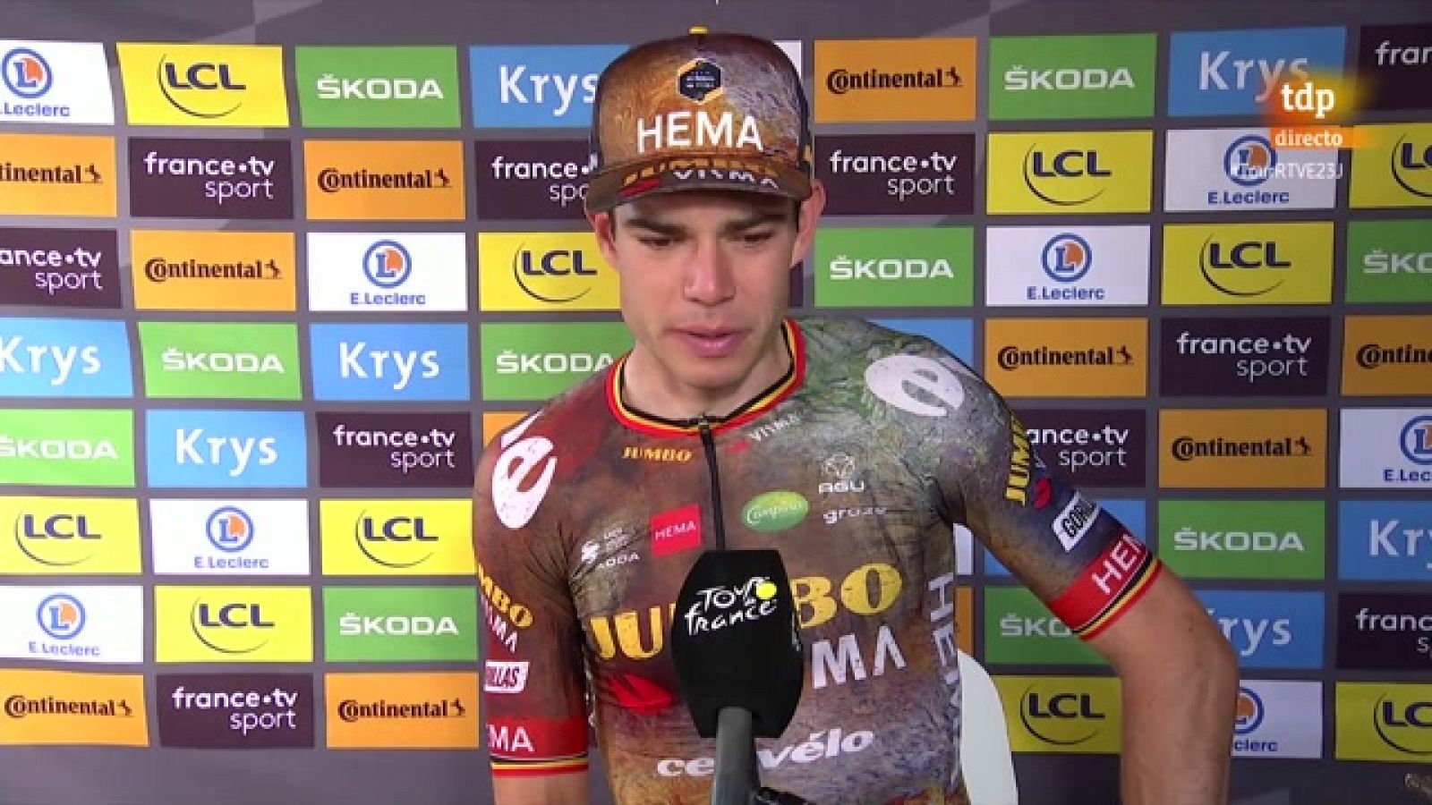 Van Aert: "Ganar el Tour de Francia como equipo es muy especial"