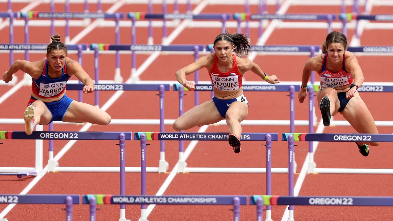 Atletismo Campeonato del Mundo al aire libre. Sesión matinal 23/07