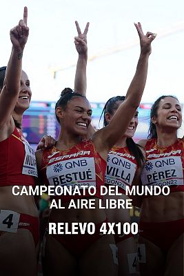 Mundial de Atletismo | El relevo femenino se conforma con diploma para la historia y récord de España