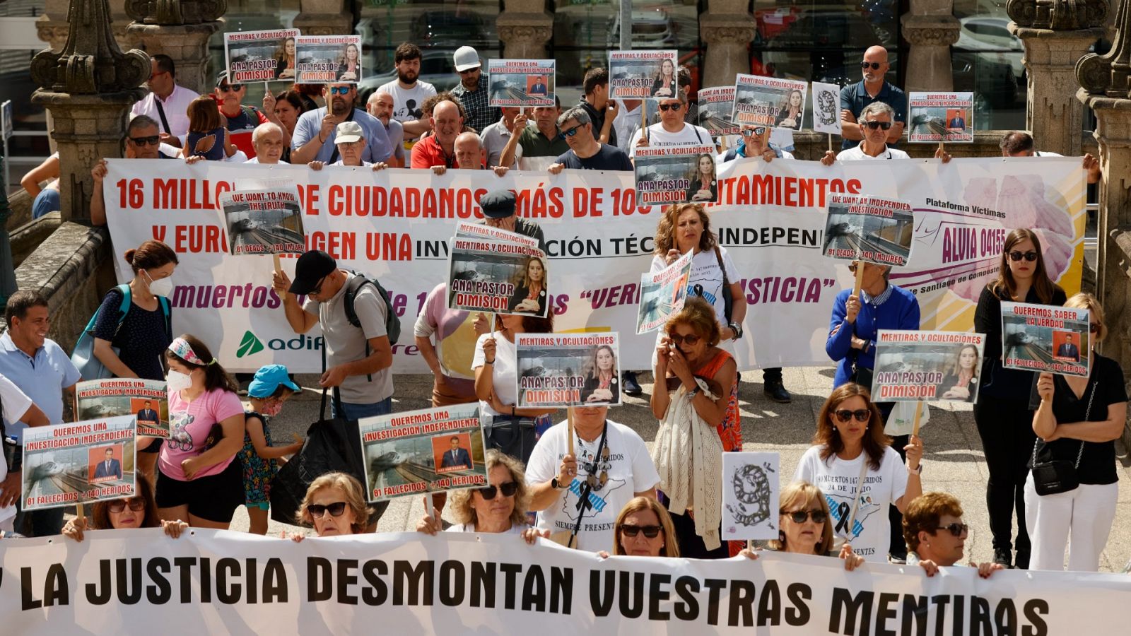 Víctimas del accidente del Alvia piden justicia nueve años después