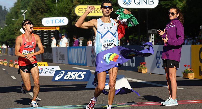 Oregón 2022 | El italiano Stano, primer campeón mundial de los 35 km marcha tras un final emocionante -- Ver ahora