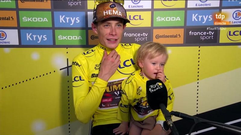 Tour de Francia 2022 | Jonas Vingegaard: "Voy a celebrar este Tour, pero quiero más" -- Ver ahora